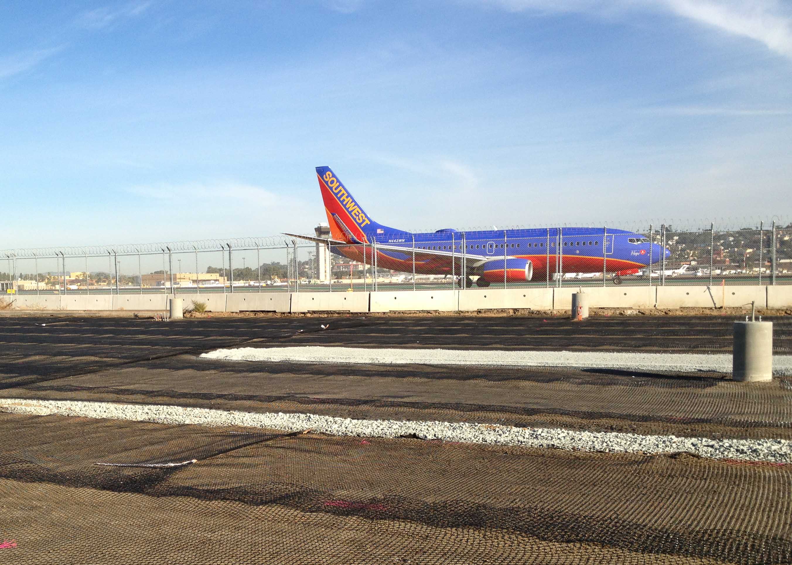 San Diego International Airport Parking Lot CA Tensar   San Diego Airport 1.JPG