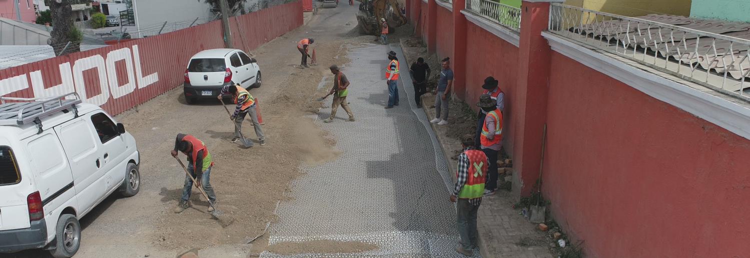 Pavimentación de vía en Tegucigalpa image